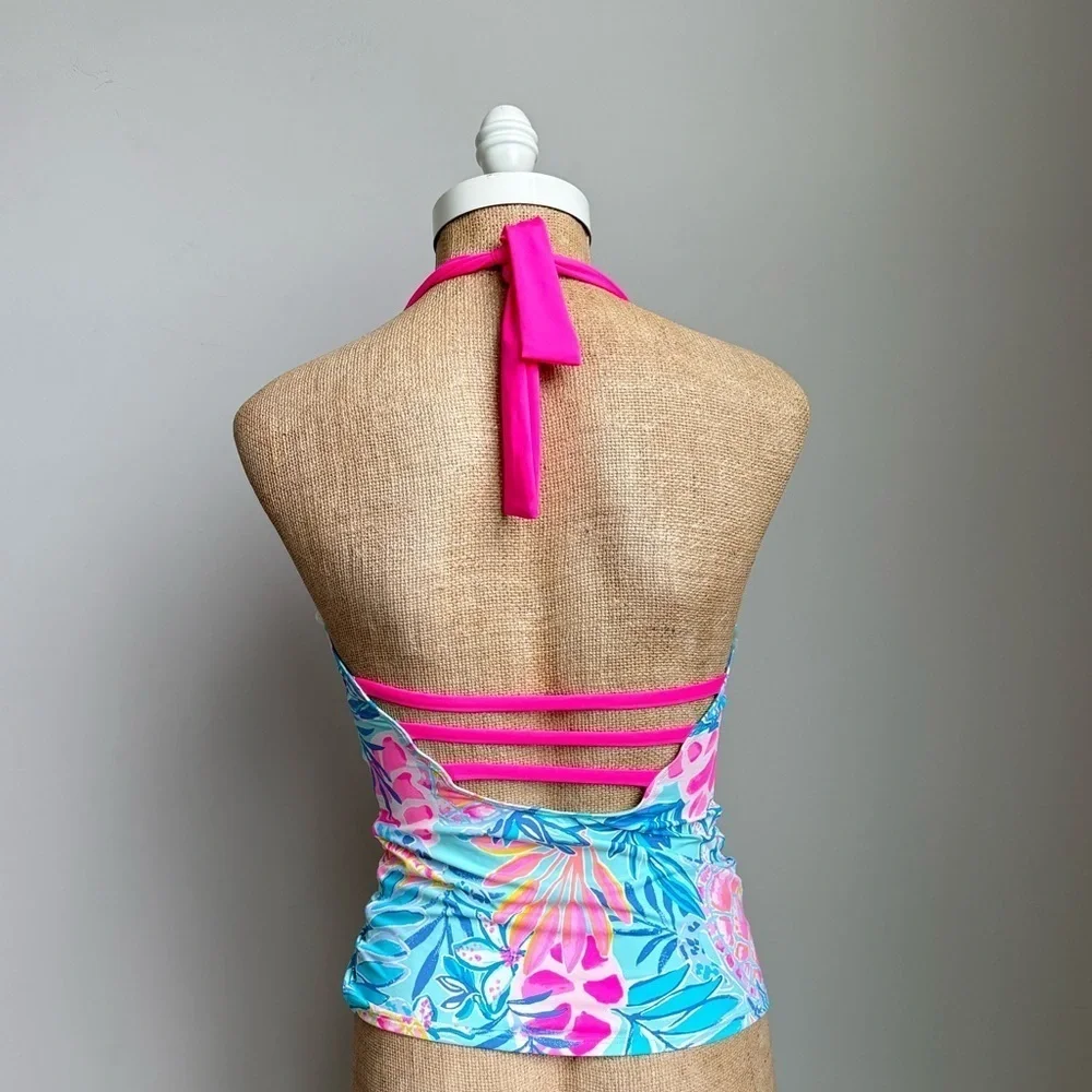 Lilly Pulitzer Nara Tankini Swim Top Size 0 NWOT